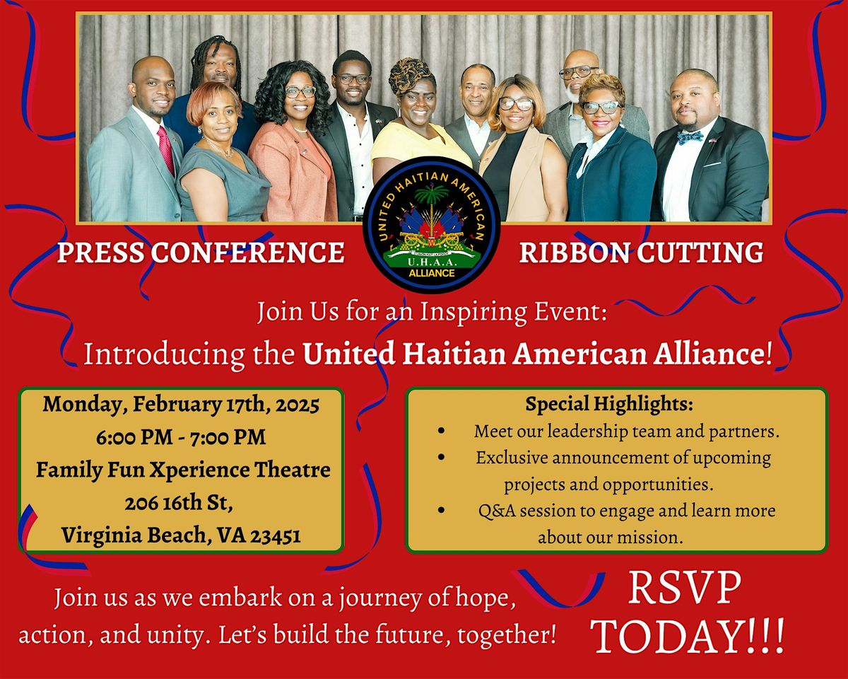 United Haitian American Alliance Press Conference & Ribbon Cutting Ceremony