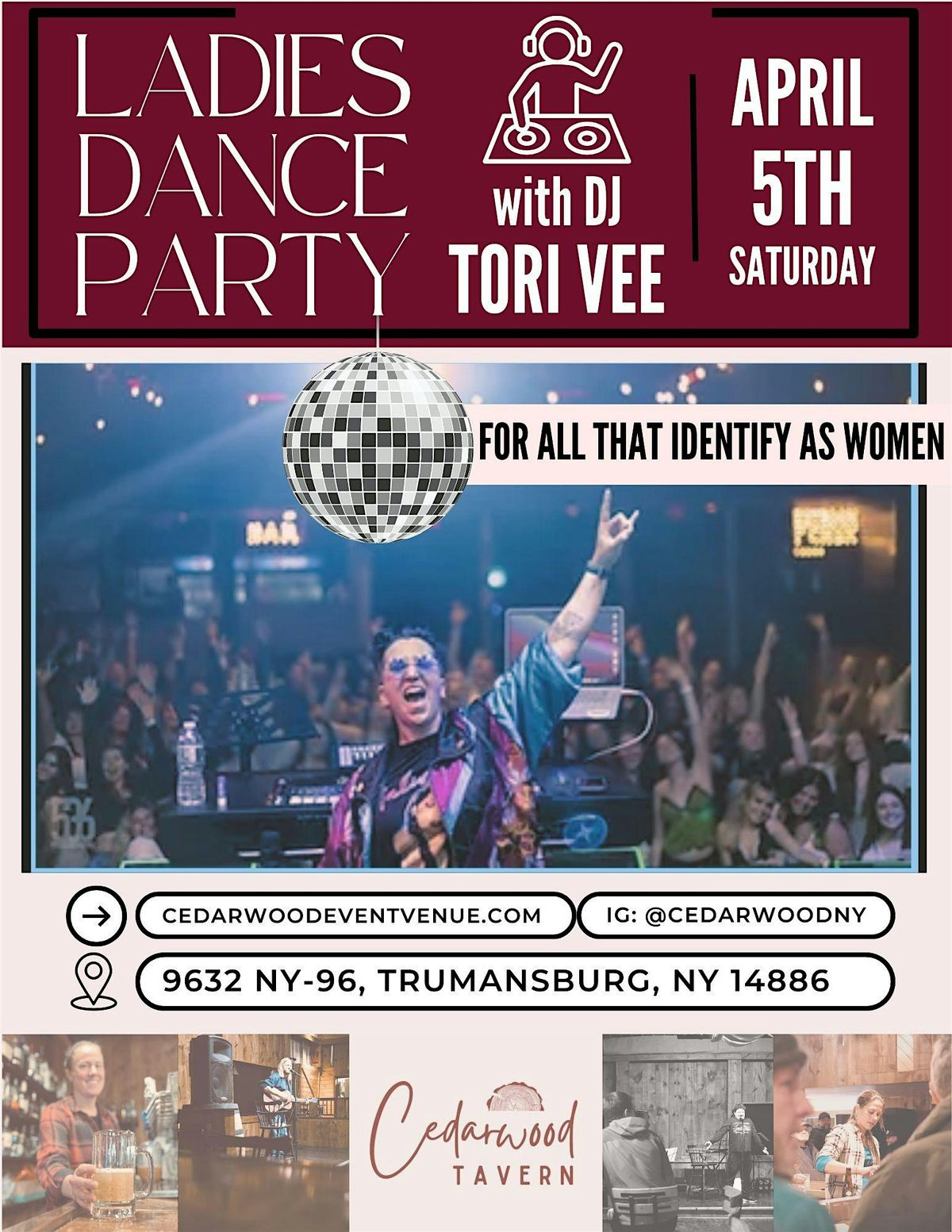 Ladies' Dance Party with DJ Tori Vee