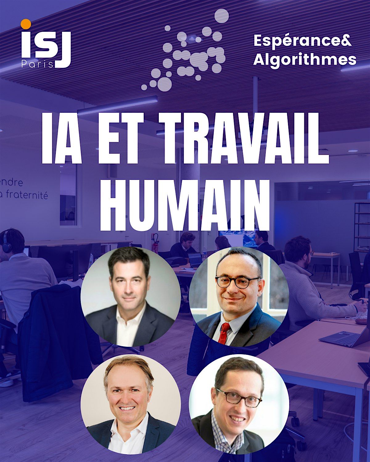 Table ronde : Quel Avenir pour le Travail Humain \u00e0 l\u2019\u00c8re de l\u2019IA ?