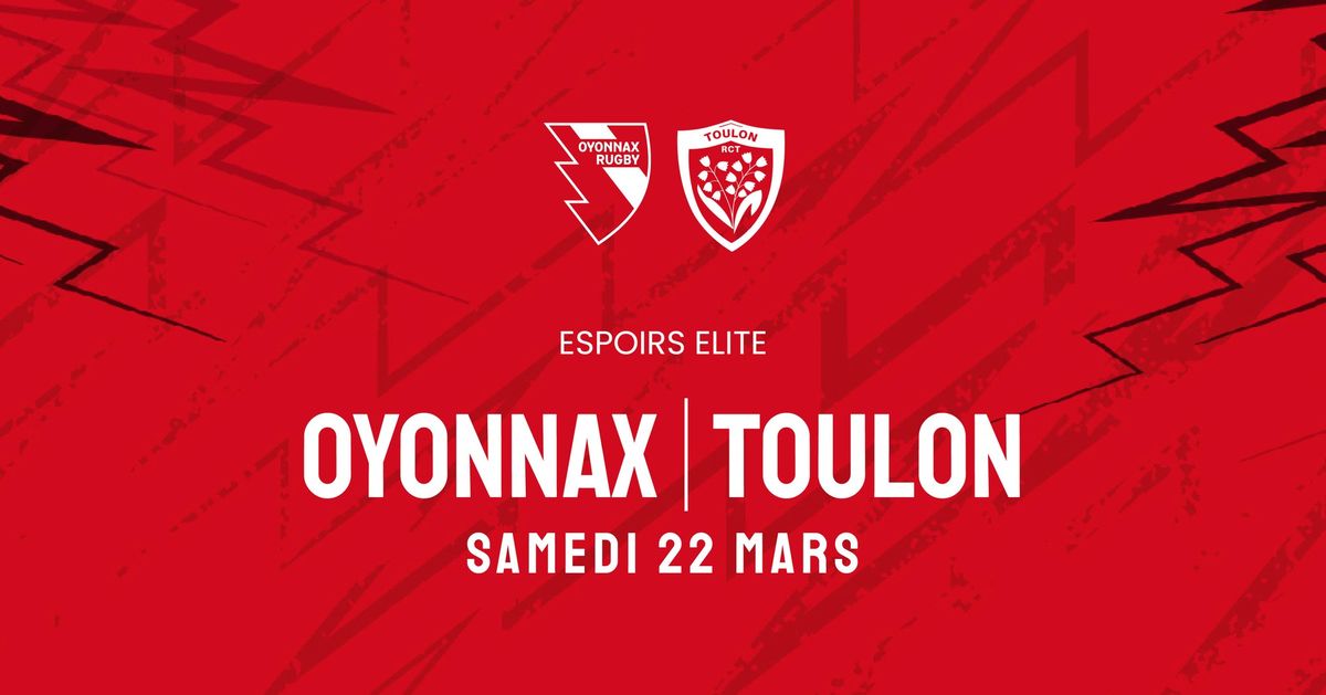 OYONNAX ESPOIRS vs TOULON