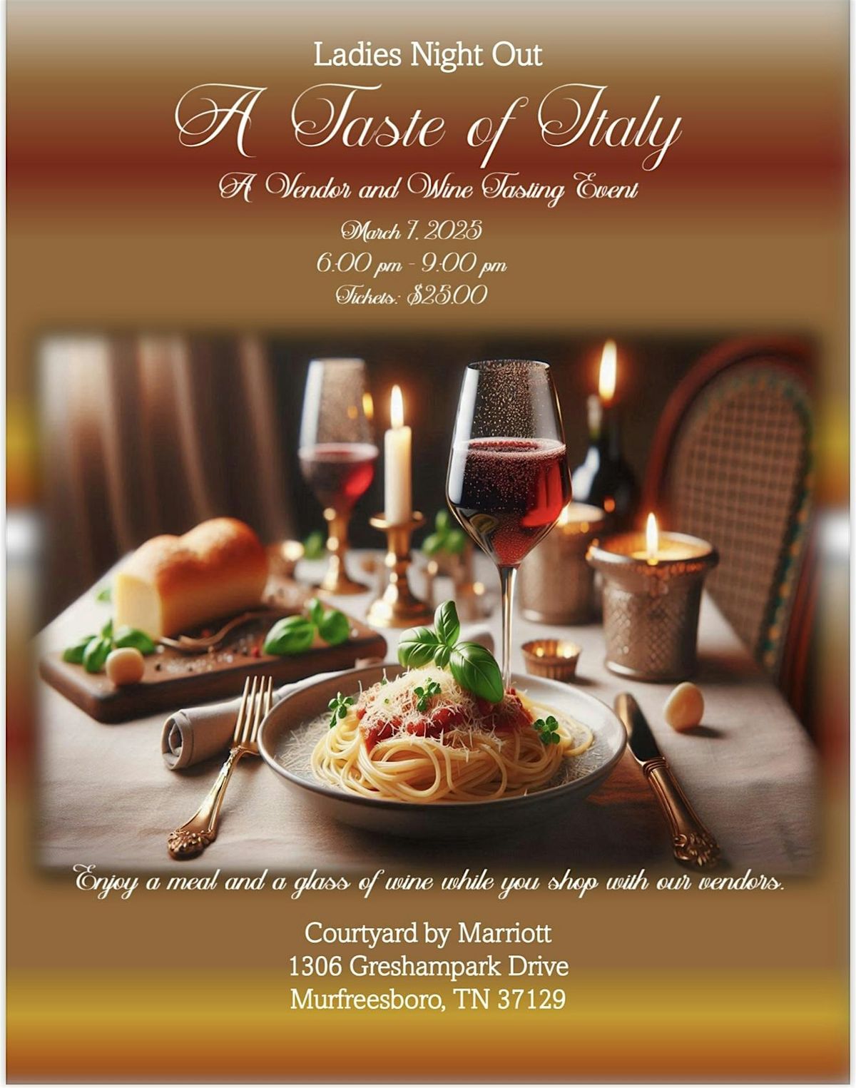 A Taste of Italy - Wine Tasting and Vendor Event