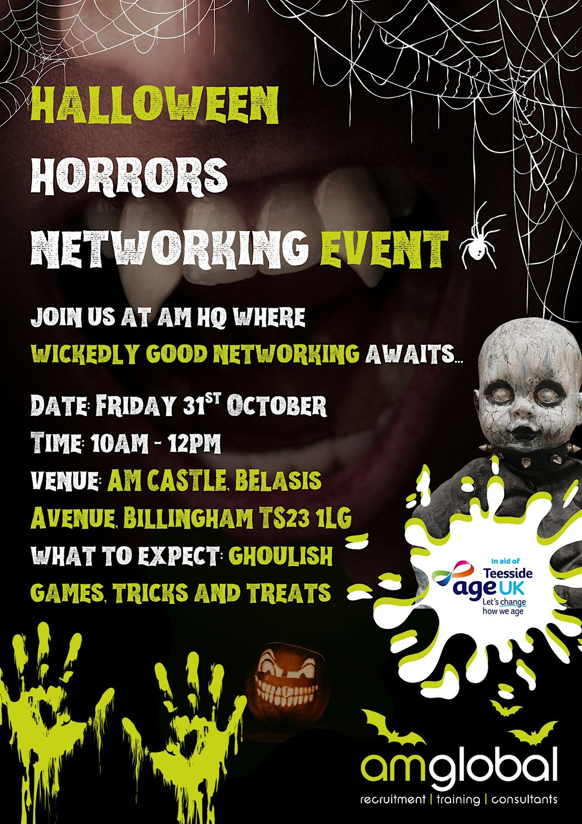 Halloween Horrors Networking Event with AM