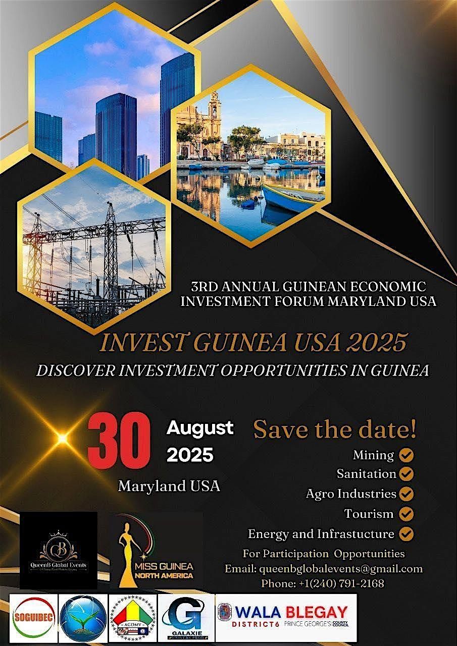 INVEST GUINEE ECONOMIC & CULTURAL FORUM