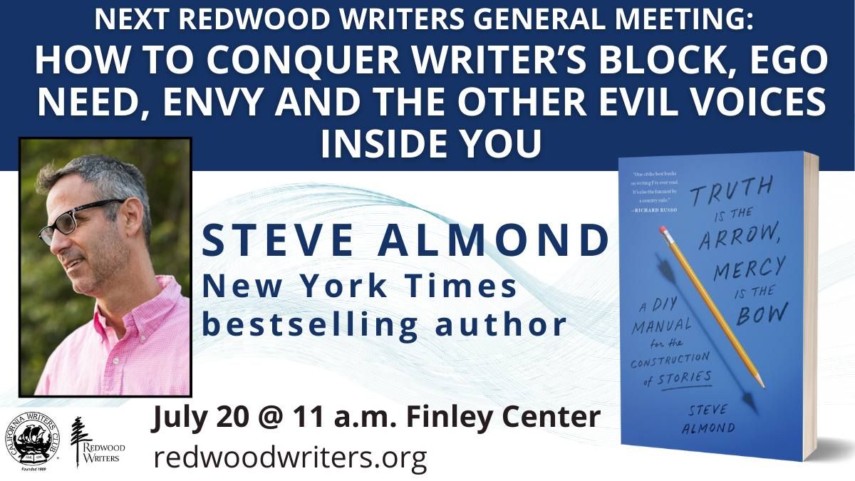 Steve Almond on "How to Conquer Writer\u2019s Block, Ego Need, Envy and the Other Evil Voices Inside You"