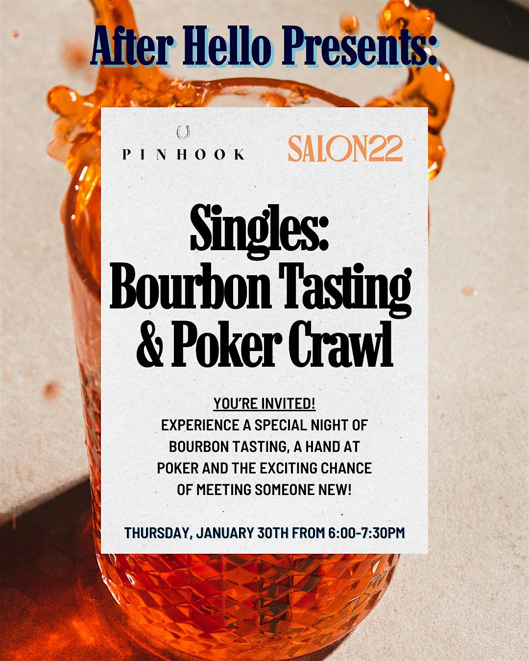 Singles: Bourbon Tasting & Poker Crawl