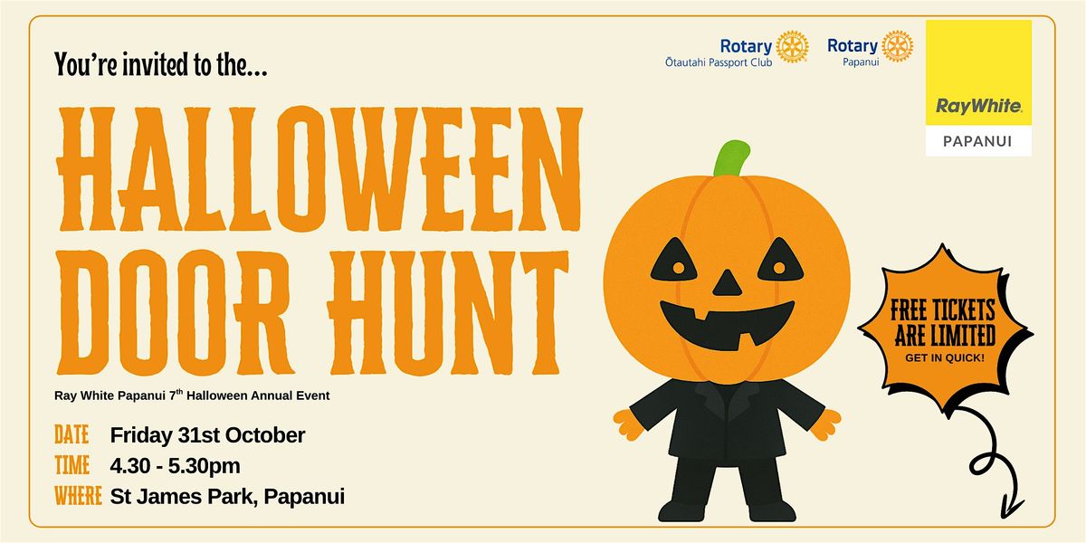 Free Halloween Community Kids Event | Hosted by Ray White Papanui & Rotary