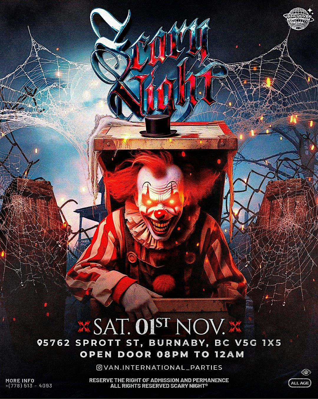 The Scary night party