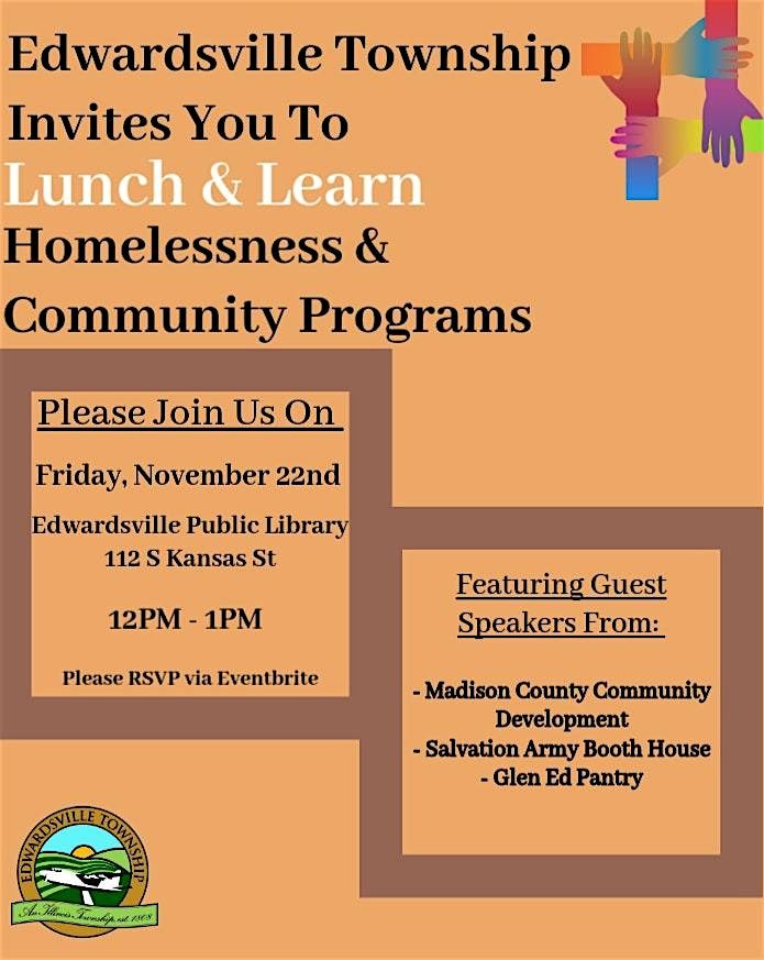 Lunch and Learn - Homelessness & Community Programs