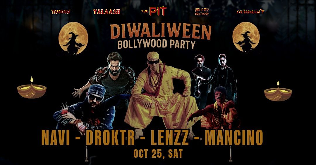 Diwaliween : Halloween + Diwali Party on Oct 25, Sat at The Pit Ubc
