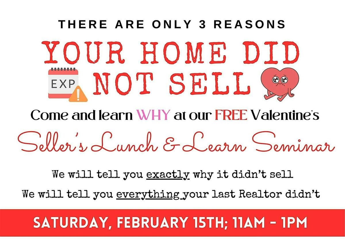 Seller\u2019s Lunch & Learn Seminar- Valentine's Day Edition