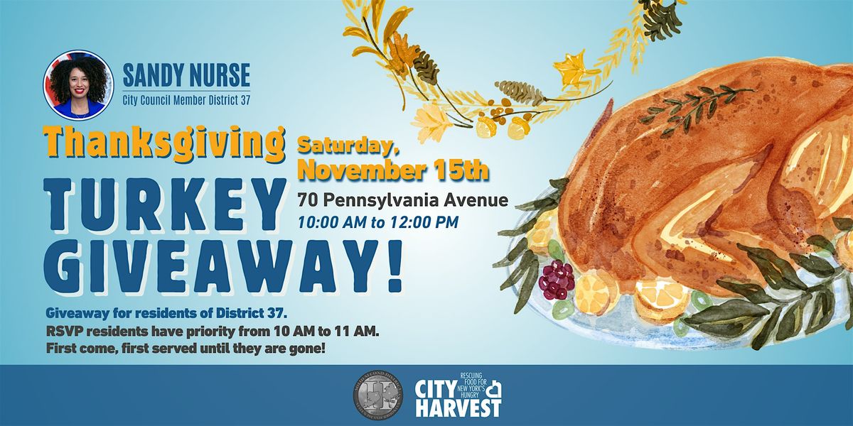 Thanksgiving Turkey Giveaway