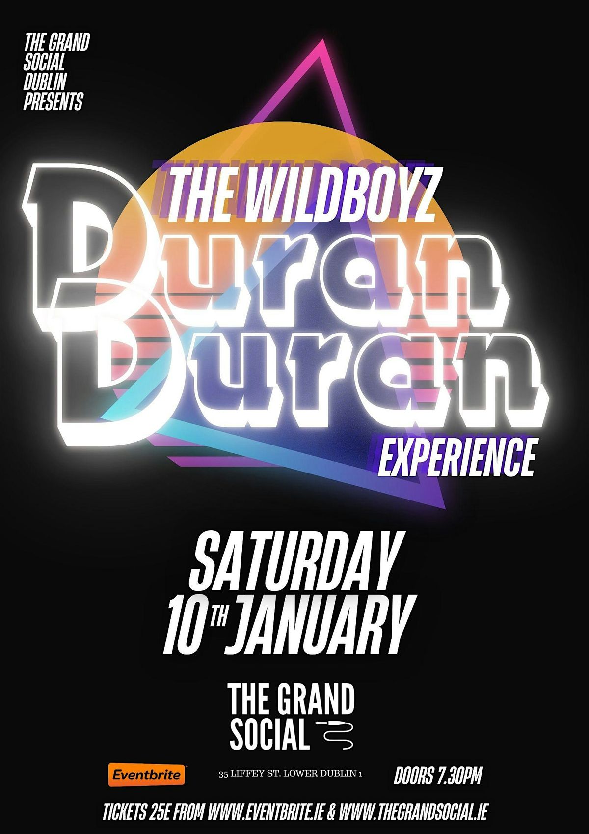 Wildboyz - The Duran Duran Experience - Live at The Grand Social Dublin