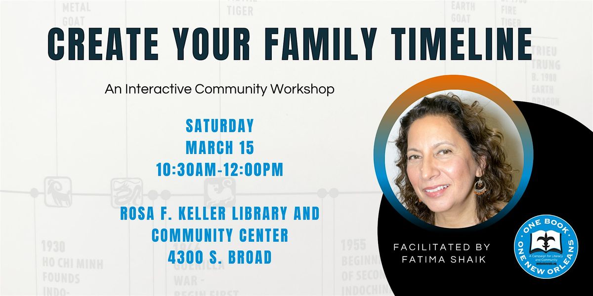 Create Your Family Timeline: An Interactive Community Workshop