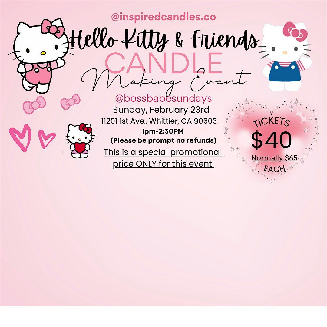 Hello Kitty Candle Workshop