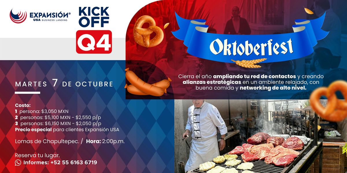 \u00a1Inicia el \u00faltimo trimestre del a\u00f1o en nuestro OKTOBERFEST 2025!