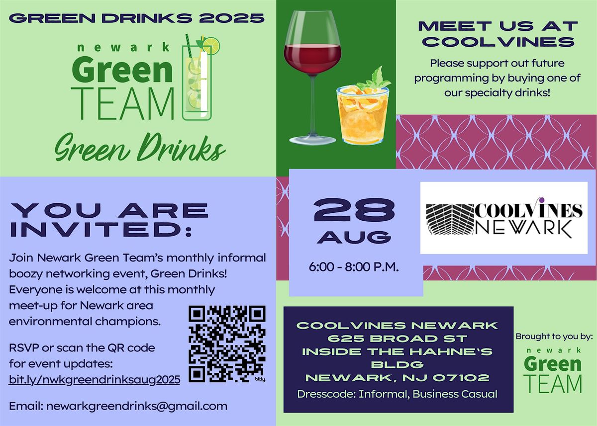 August 2025 Newark Green Drinks
