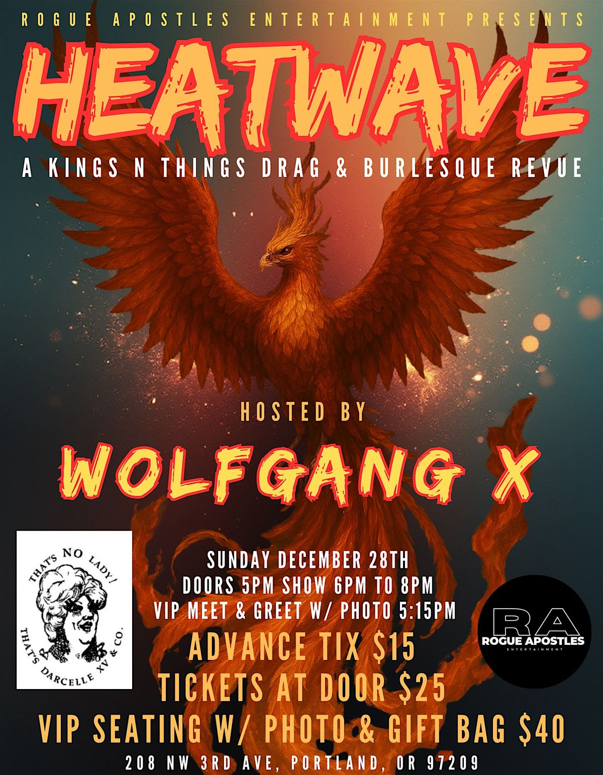 HEATWAVE: Kings N Things Drag & Burlesque Revue at Darcelle XV Showplace