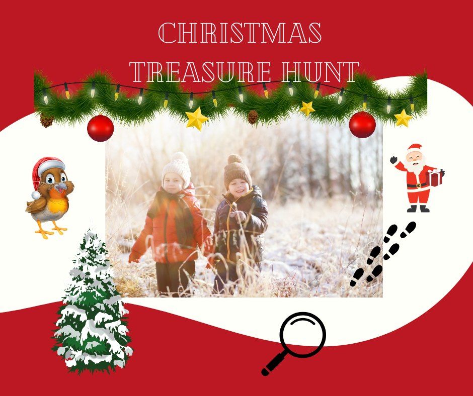 Christmas Treasure Hunt in Nature