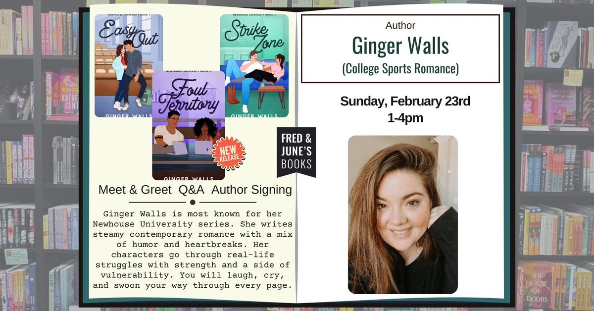 Author Visit: Ginger Walls (College Sports Romance)