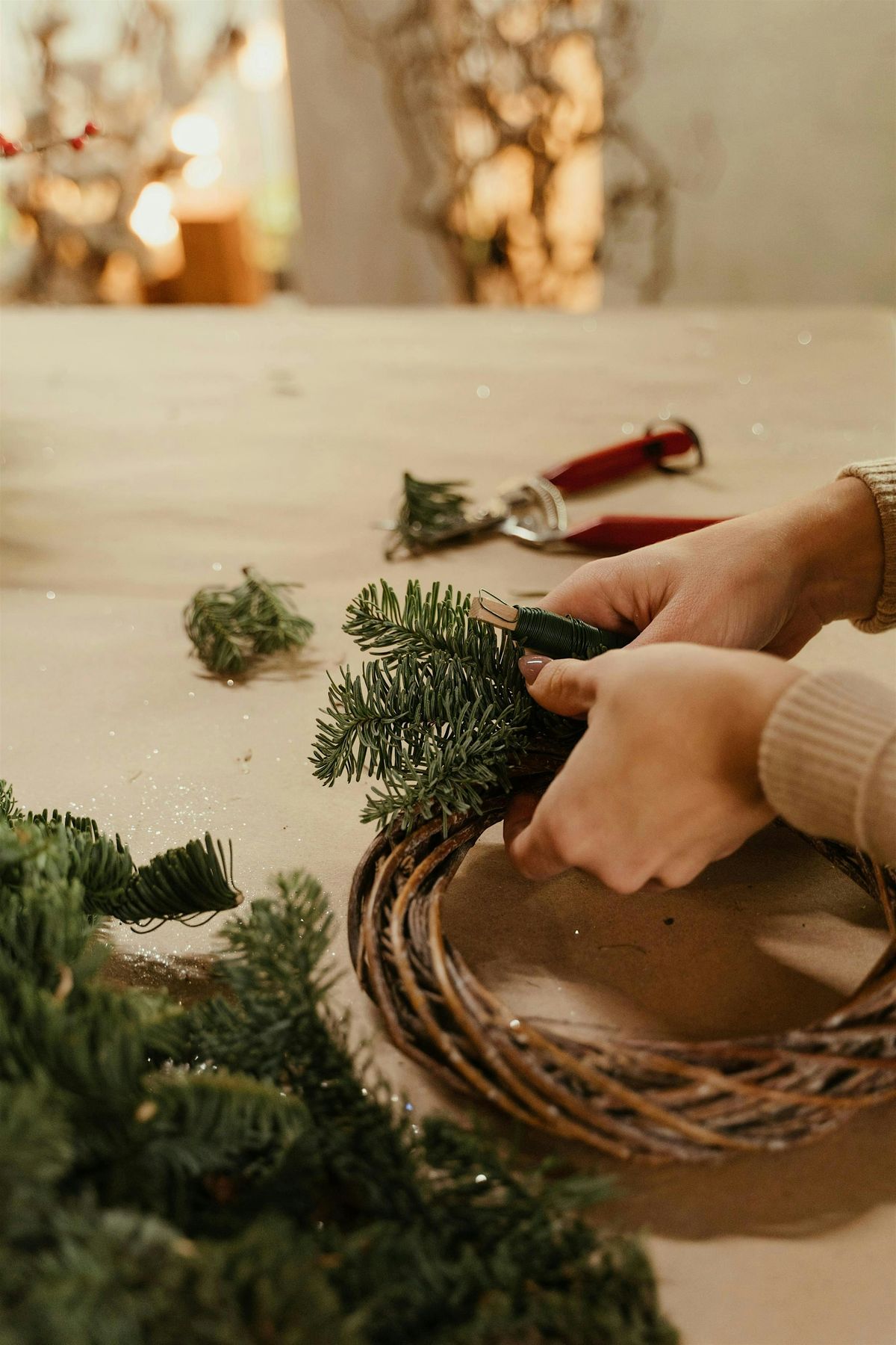 SECOND DATE ! Gatherings & Greenery - Holiday Wreath Workshop