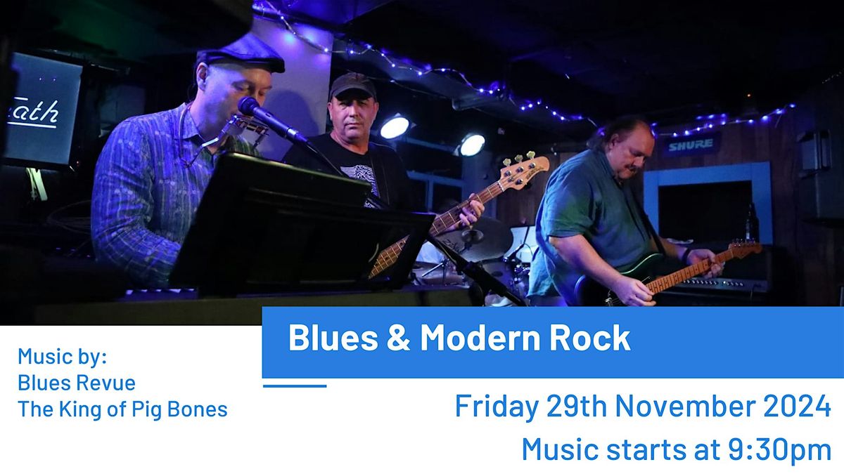 Live Music: Blues & Modern Rock