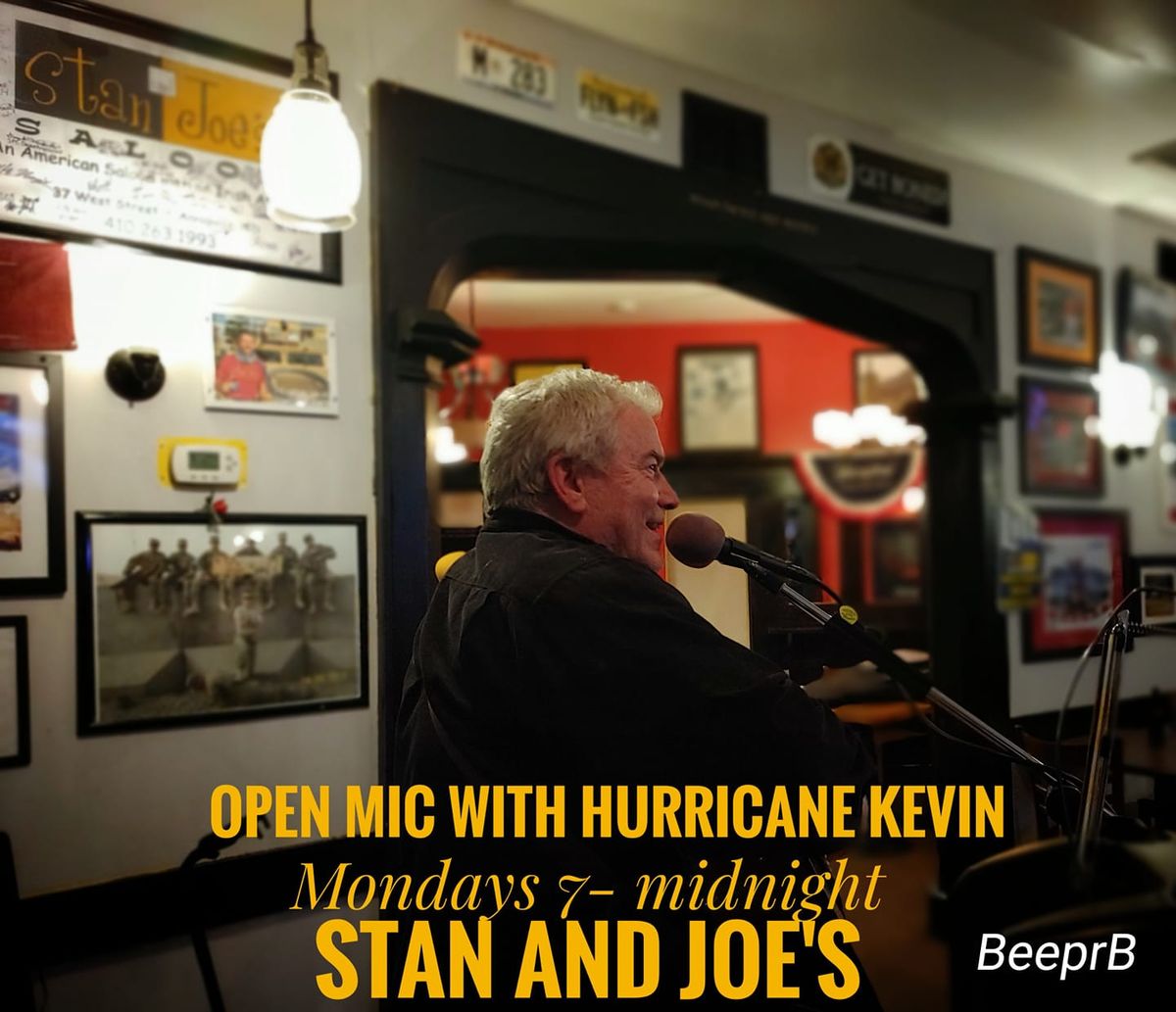 Stan and Joe's Open Mic Night with Hurricane Kevin-downstairs