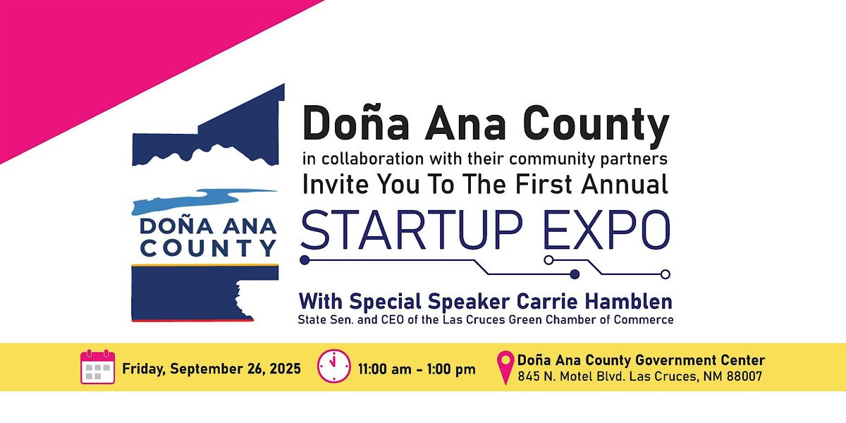 Do\u00f1a Ana County Startup Expo in collaboration with community partners