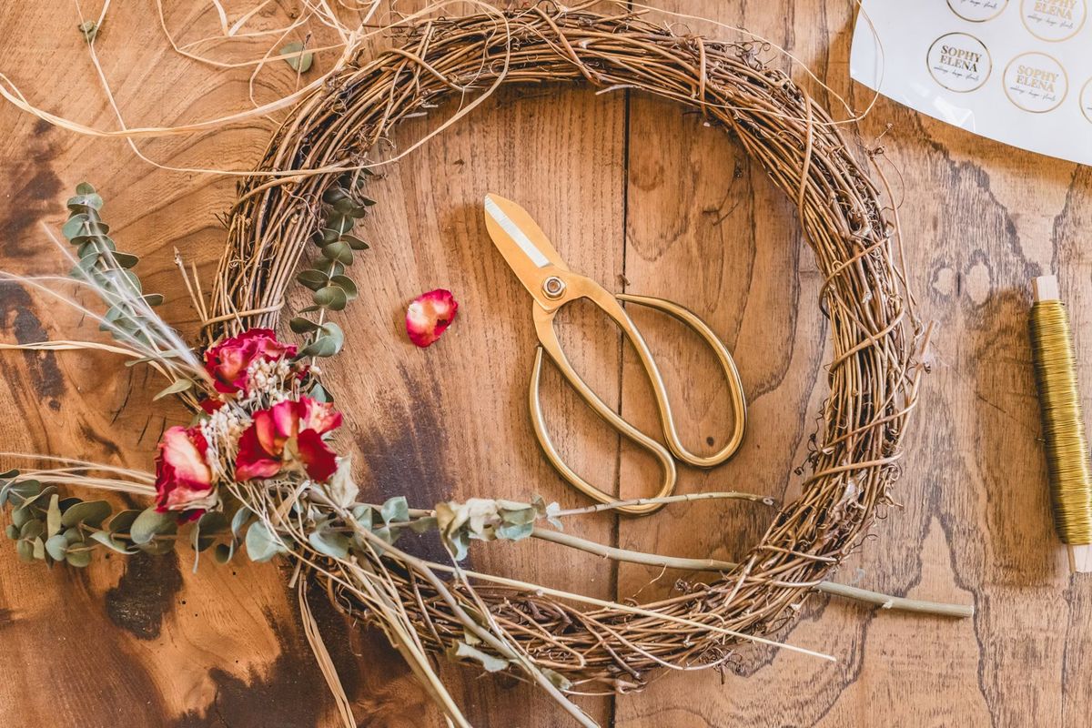 Dried Flower Wreath Workshop