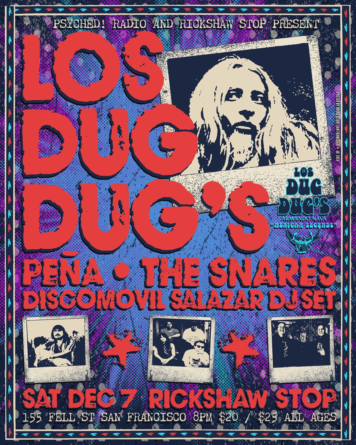 LOS DUG DUG'S at Rickshaw Stop \/ Psyched Radio