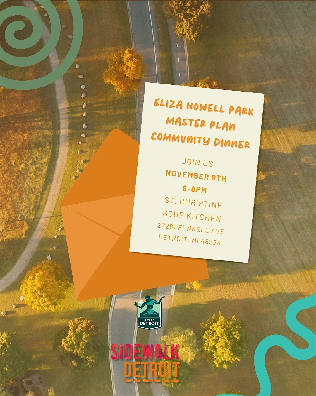 Eliza Howell Park Community Dinner & Master Plan Engagement Session