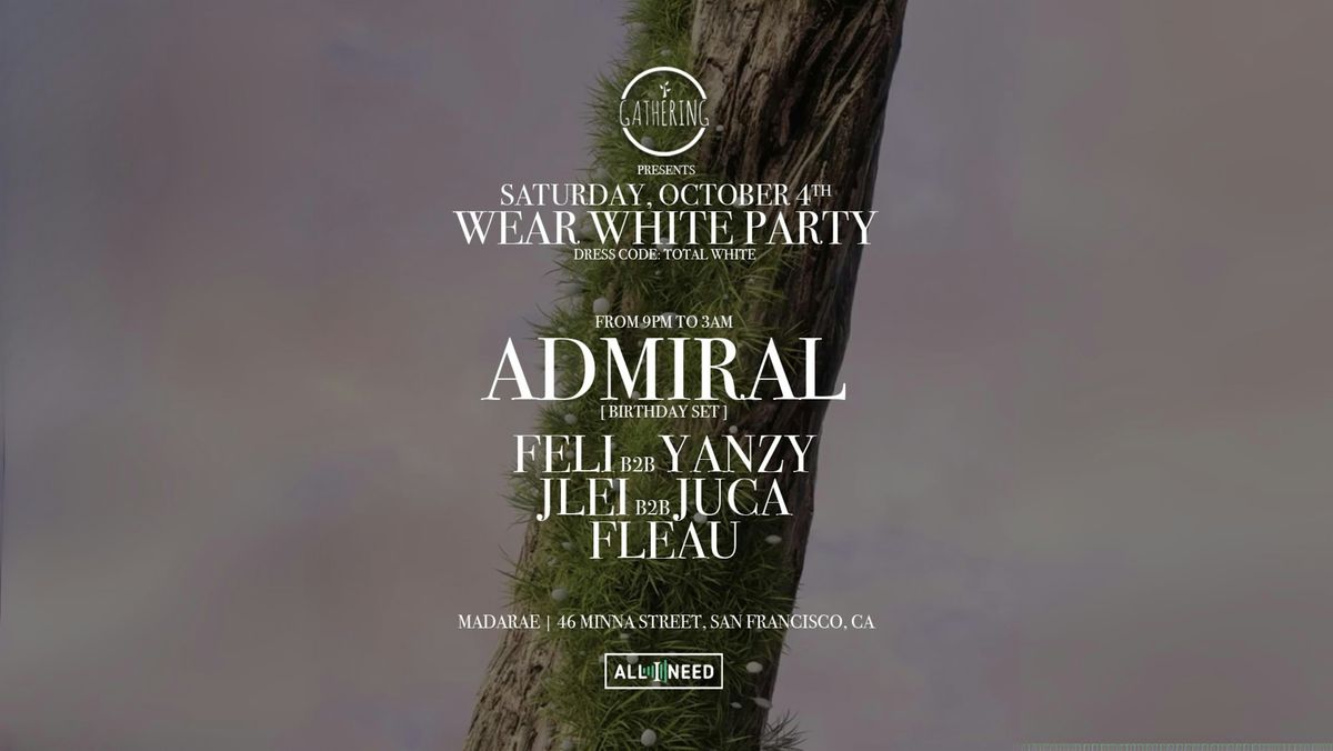 WEAR WHITE PARTY \u2013 AFRO HOUSE EDITION