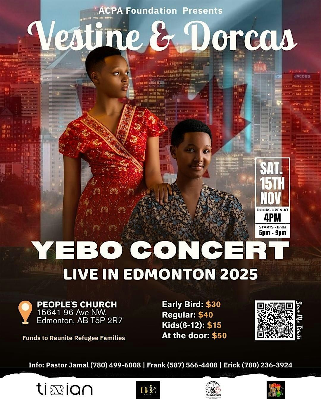 YEBO CONCERT - VESTINE & DORCAS LIVE IN EDMONTON