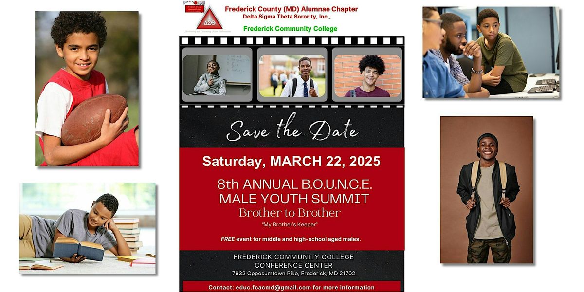 8th Annual B.O.U.N.C.E.  Male Youth Summit