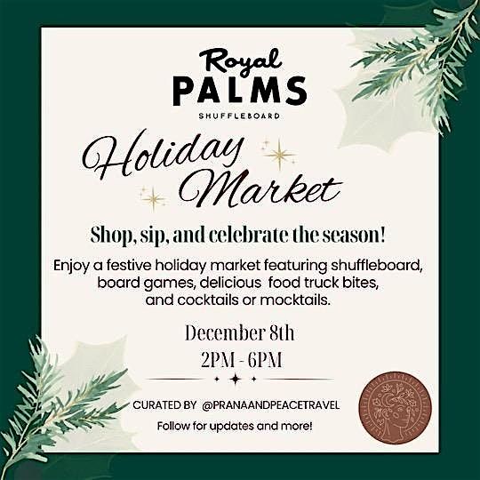 Holiday Market at Royal Palms Shuffleboard