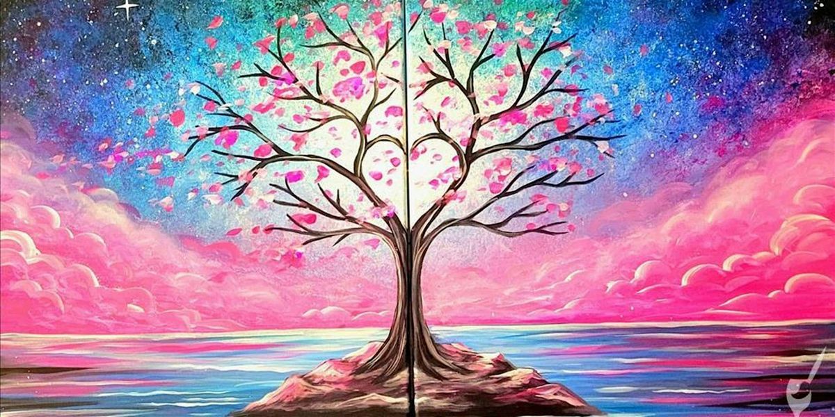 Galactic Love Tree - Paint and Sip by Classpop!\u2122