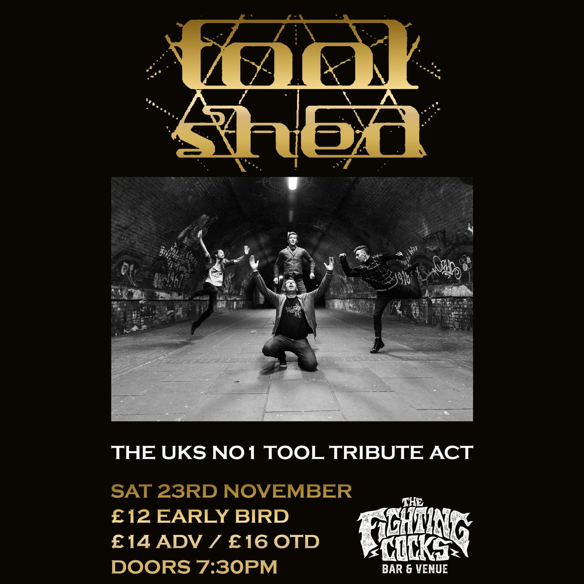 TOOL SHED - A TRIBUTE TO TOOL | The Fighting Cocks, Kingston-Upon-Thames