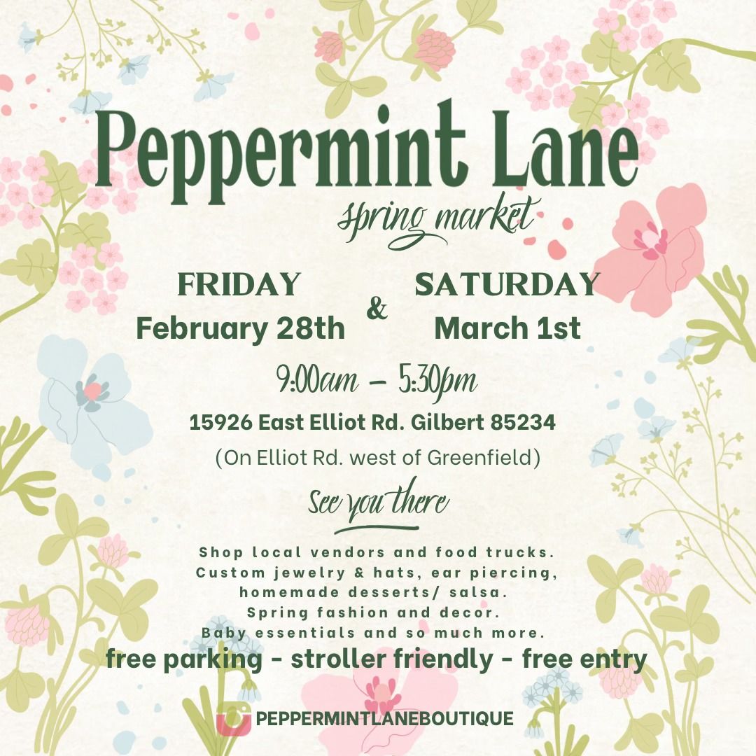 Peppermint Lane Spring Market