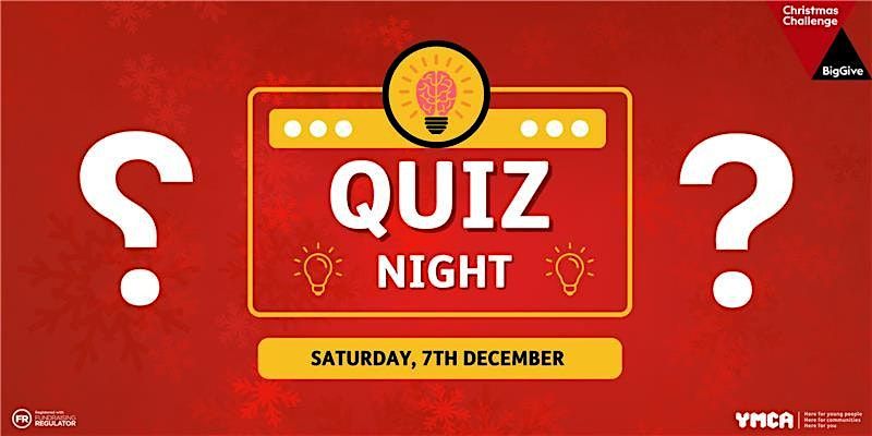 One YMCA Quiz Night X  Big Give Christmas Challenge