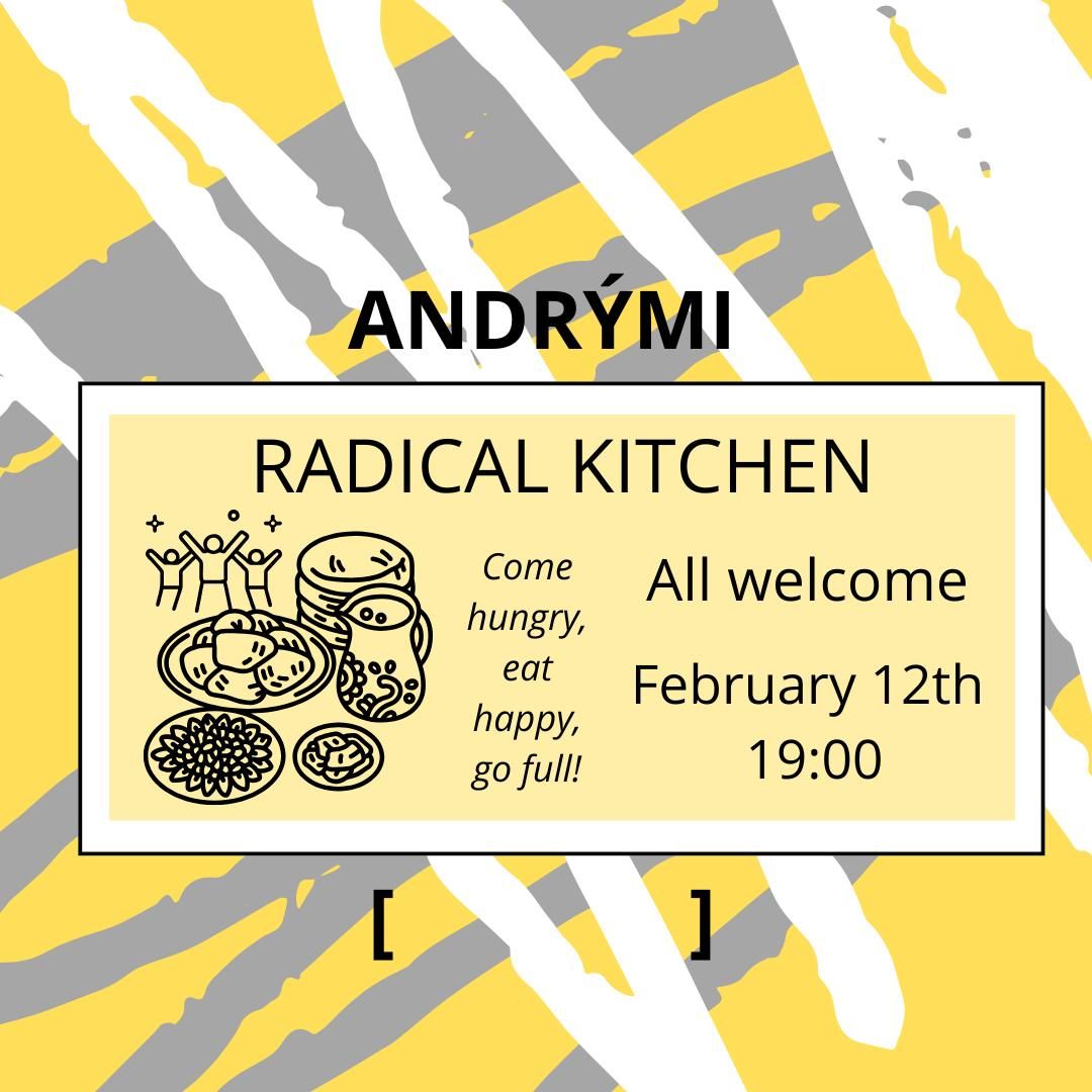 R\u00f3tt\u00e6kt eldh\u00fas 2025! \/ Radical kitchen 2025!