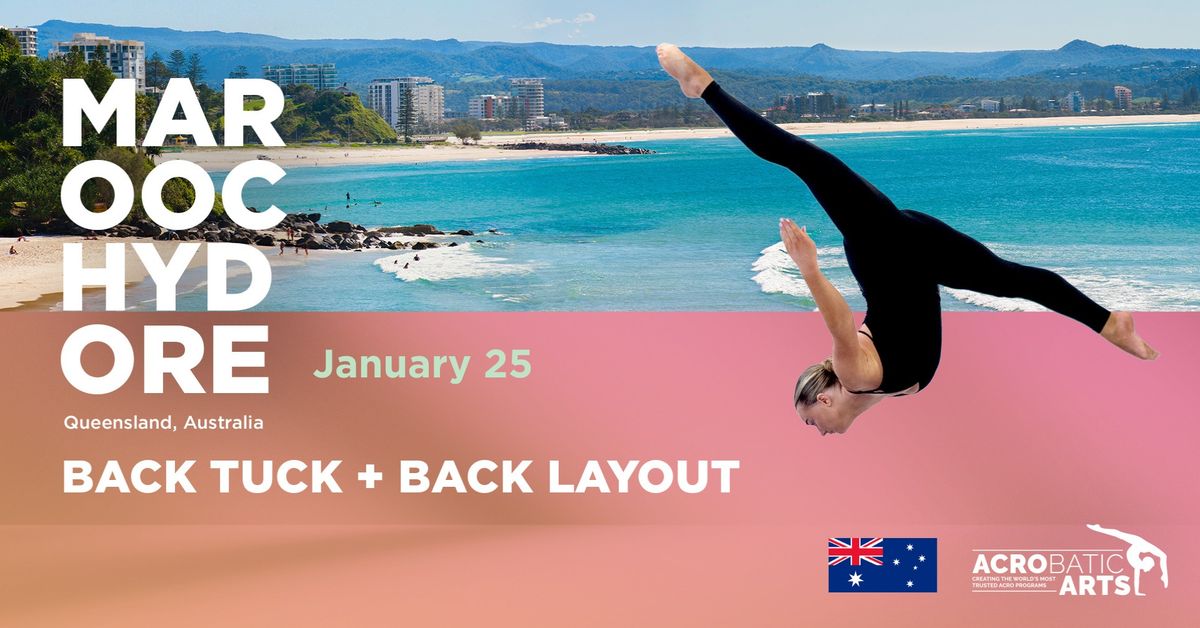 Back Tuck & Back Layout Certification IN-PERSON - Maroochydore, QLD, AU