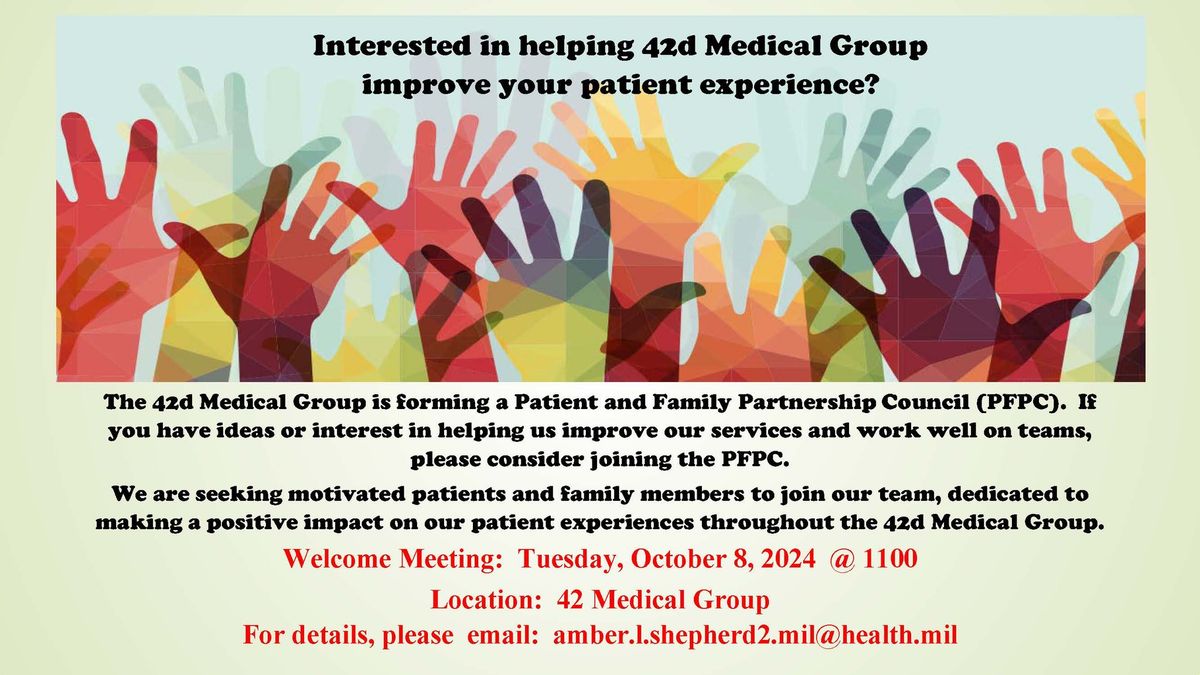 Patient and Family Partnership Council