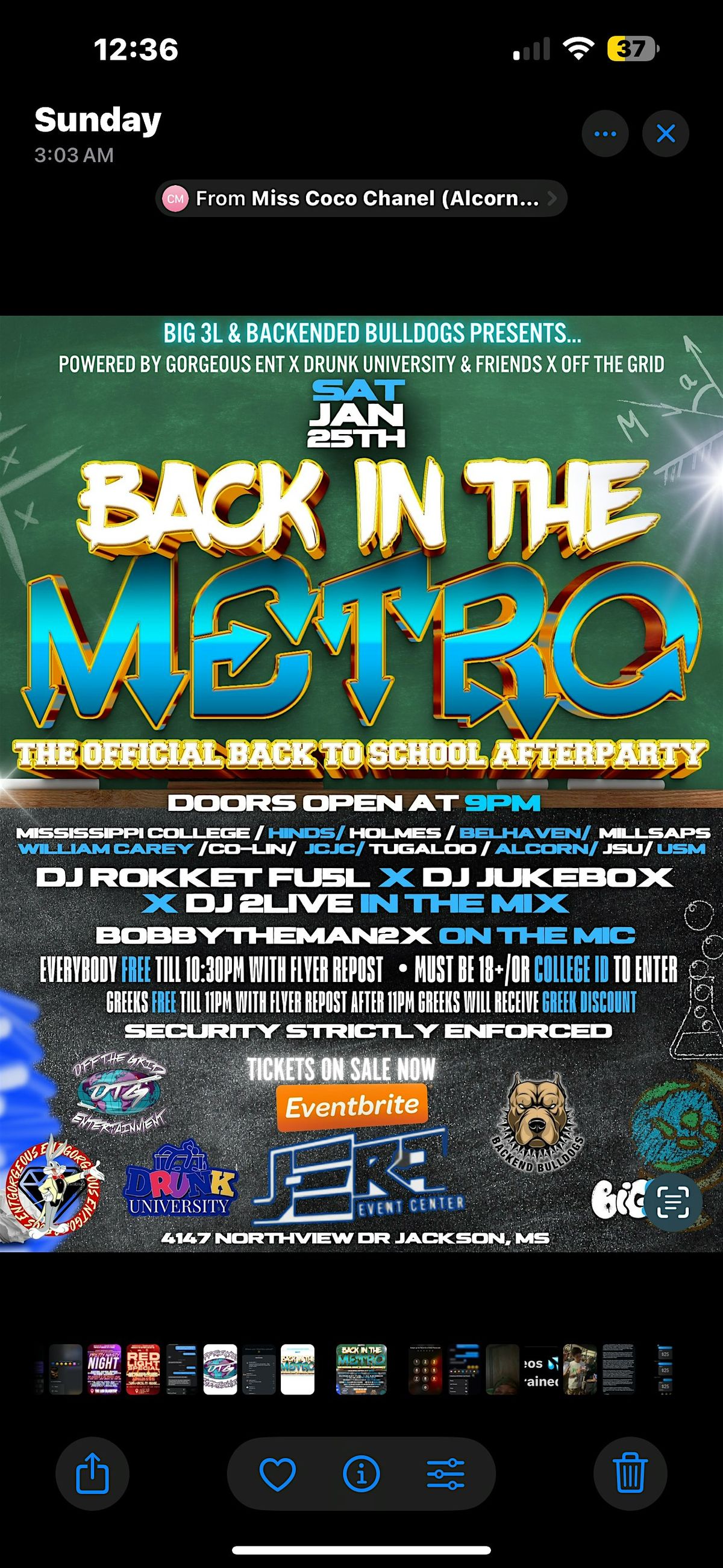 \u201cBACK IN THE METRO\u201d The Official Back-To-School Afterparty