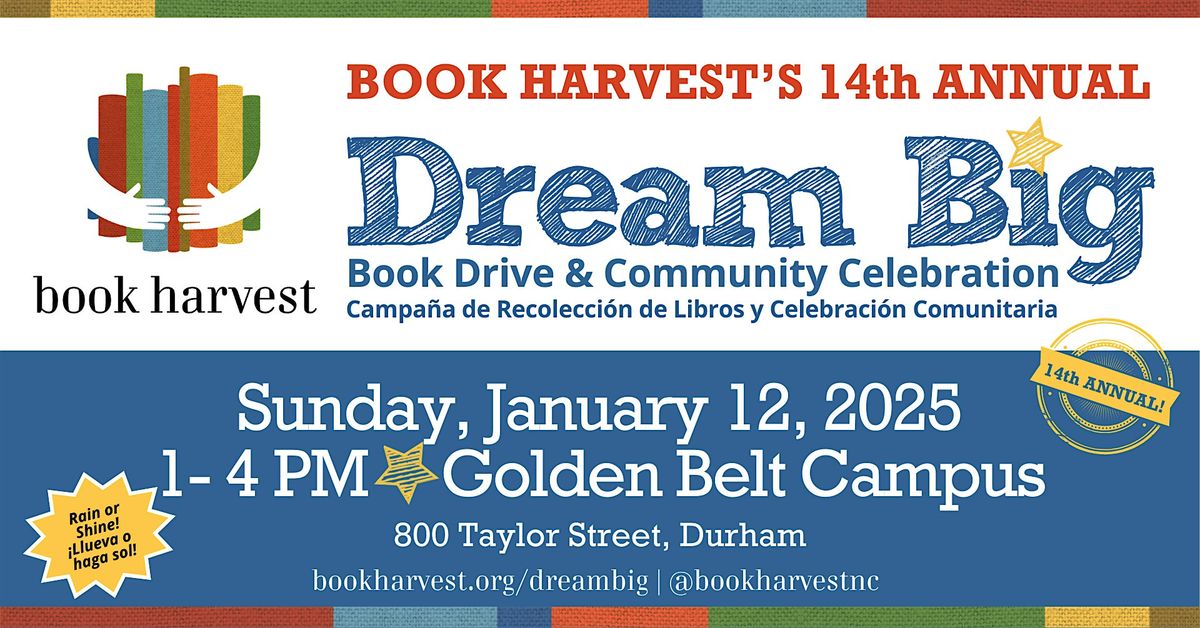 Dream Big Book Drive and Community Celebration