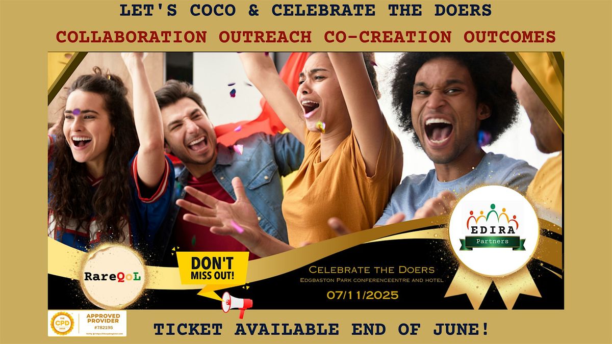 IN PERSON: Let us COCO & Celebrate The Doers: In person
