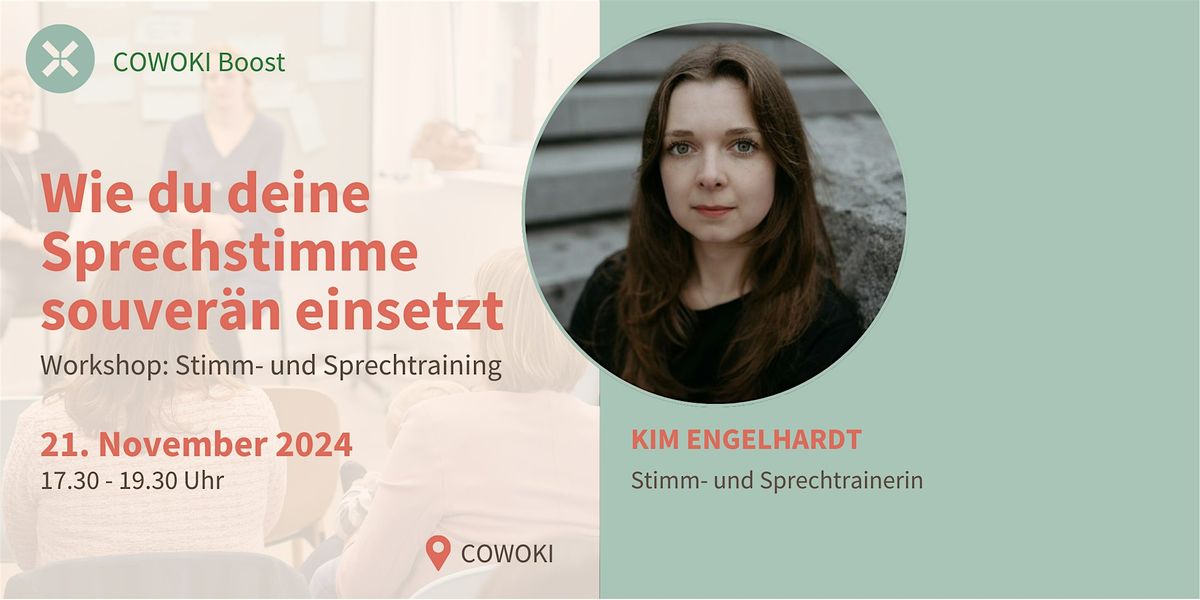 Workshop: Wie du deine Sprechstimme souver\u00e4n einsetzt