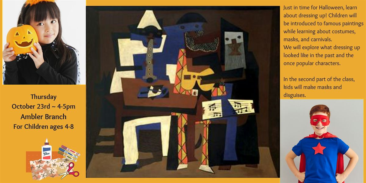 Costumes in Famous Paintings: Kids Art Program with Crafts