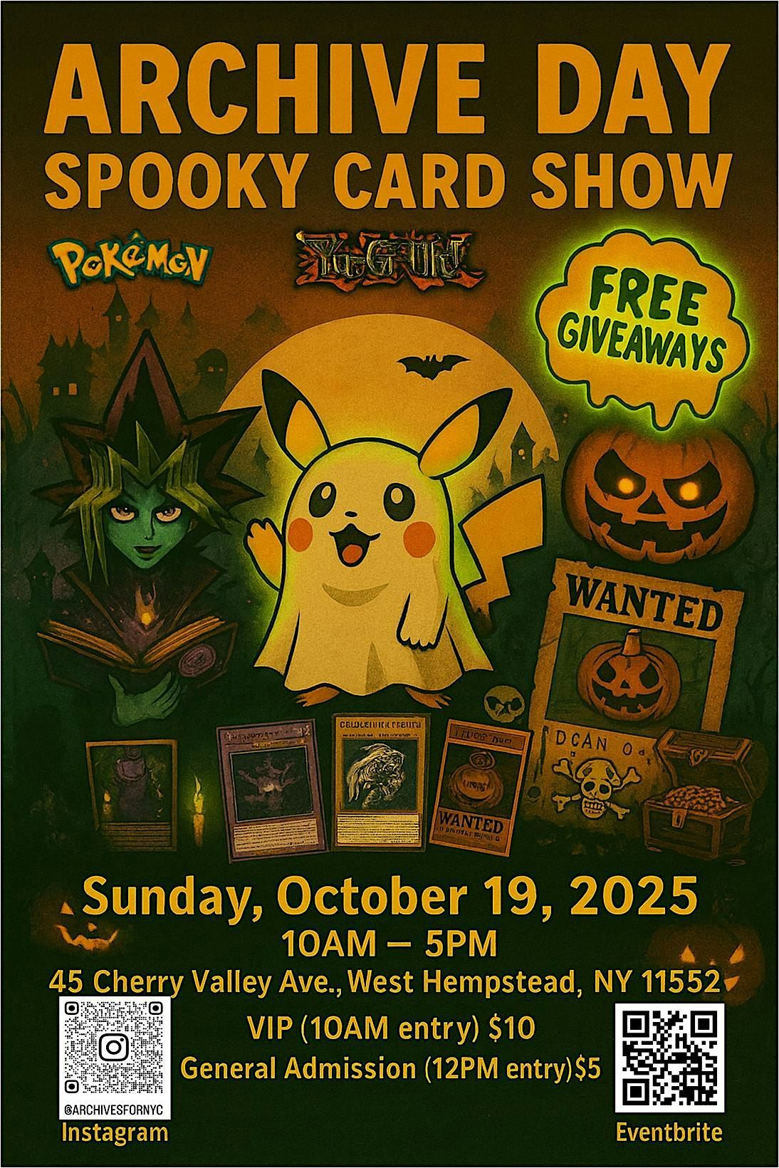 Archive Day Spooky Card Show
