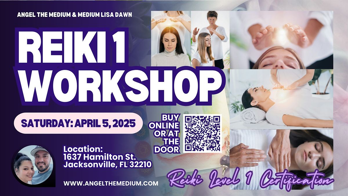 Reiki 1 Certification Class In-Person Jacksonville, FL