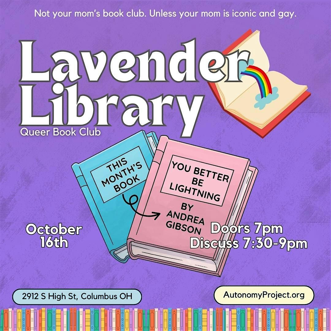 Lavender Library: Queer Reading Club - Inaugural Meeting