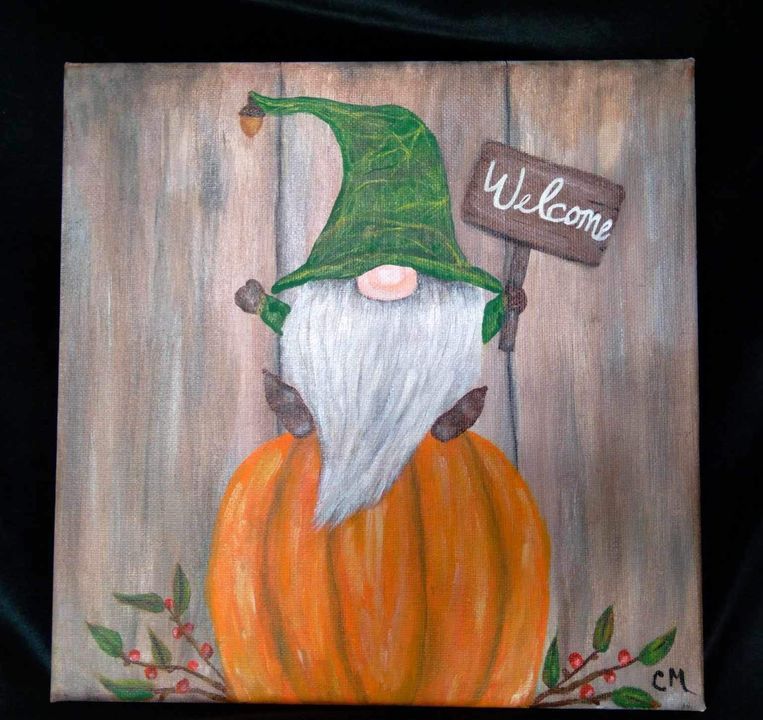 Fall Gnome Paint & Sip with Christy.